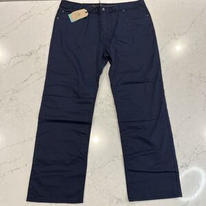 Prana Bridger NEW Jeans Pants Mens 42‎ x 32 Blue Slim Straight Stretch Organic